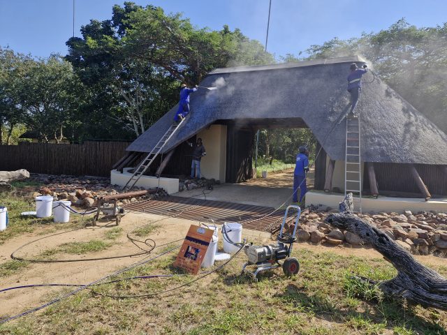 Thatch Roof Fire Protection Gallery 2 Thatch Roof Fire Protection Gallery 2