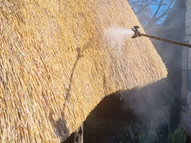 Thatch Roof Fire Protection Gallery 4